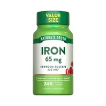 Vitamina Nature's Truth Iron 65MG 240 Cápsulas