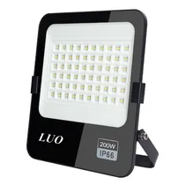 Refletor LED Flood Light Luo LU-2158 / 200W / IP66 / 100-265V - Preto