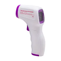 Termometro Digital Infravermelho AD801 / A Pilha (Nao Incluida) - Branco/Roxo