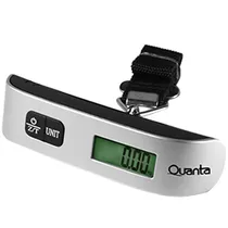 Balança Digital de Bagagem Quanta QTBPD81I Display LCD/50KG - Prateado/Preto