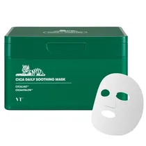 Máscara Facial VT Cosmetics Cica Daily Soothing Mask - 30 Unidades