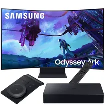 Smart Monitor Curvo Samsung Odyssey Ark S55CG970NNXGO de 55" 4K Ultra HD 16:9 1 MS GTG com Wi-Fi/HDMI
