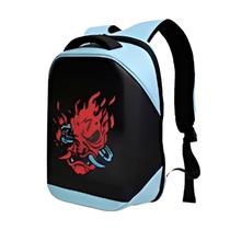 Mochila para Notebook Sate A-KP6025 LED Bluetooth - Azul/Preto