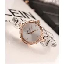 Relógio Analógico Daniel Klein Premium DK11803-5 Feminino, Metal - Prata e Rosa Ouro