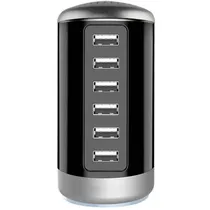 Carregador USB Sate A-R20U 6 Portas 30W 6X5V-1AMP