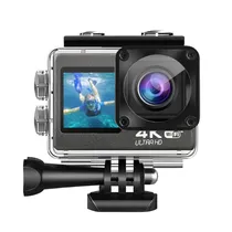 Camera de Açao 4K / Full HD / 2" / 170 / Waterproof 30M / Wifi / com Acessórios Incluidos - Preto