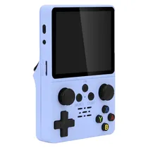 Consola Game Portatil Gameboy Switch R35S / Recarregável / PS1/ PS2/ PSP / 3.5" / 1GB - Azul Claro