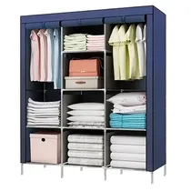 Armario de Tecido TNT 165CM / 105 / 45 / Azul
