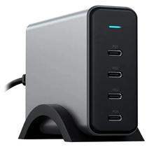 Satechi Cargador ST-UC165GM USB-C 4-Port 165W PD Gan Metal Space Grey