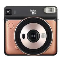 Camera Instantanea Fujifilm Instax Square SQ6 com Flash - Blush Gold