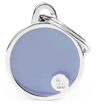 Medalha de Identificação Myfamily Basic Handmade Círculo Pequeno BH50SCLILAC - Lilas