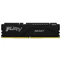Memória Ram Kingston Fury Beast DDR5 8GB 5600MHZ - Preto (KF556C40BB-8)