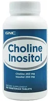 GNC Choline Inositol 250MG (100 Tabletas)