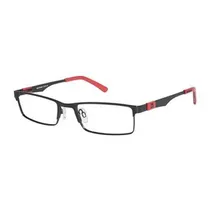 Armação para Óculos de Grau Quiksilver QO3470 408 Tam. 51-18-135MM - Preto/Vermelho