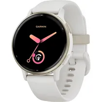 Relógio Smartwatch Garmin Vivoactive 5 - Cream Gold/Ivory (010-02862-5B) (Versão Ásia)