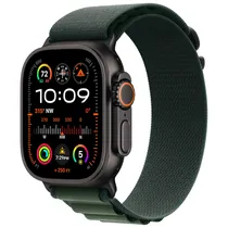 Apple Watch Ultra 2 MX4R3LW/ A 49MM / M / GPS - Black Titanium / Dark Green Alpine Loop