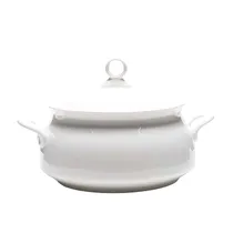Sopeira de Cerâmica Branca c/Tampa 3.5LT