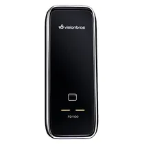 Fechadura Elétrica Visionbras VB-FDI100 - Impressão Digital/Código Secreto/Aplicativo - Preto