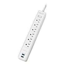Filtro de Linha Forza FSP-612USBW 110-220V 2XUSB White