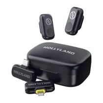 Hollyland Lark A1 Combo Microfone Sem Fio USB-C/Lightning Preto