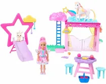 Boneca Barbie A Touch Of Magic Chelsea e Pégaso Mattel - HNT67