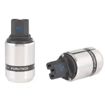 Conector Furutech FI-48 NCF(Ag) Plug Femea Prata