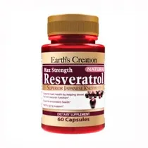 Resveratrol 100MG Earth's Creation 60 Cápsulas