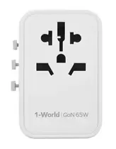 Momax UA8W World Adaptador 65W White