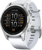 Relógio GPS Garmin Epix Pro (Gen 2) Standard Edition 42MM 010-02802-00 Silver/Whitestone