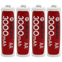 Pilha Recarregavel Mox MOB4AA30 3000MAH AA - Kit com 4