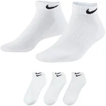 Meias Nike Cushion Low Cut SX7670-100 3U Branco (3 Pares)