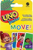 Jogo de Cartas Uno Junior Move Flex Mattel - HNN03