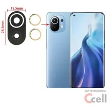 Lente Camara Xiaomi Mi 11-LITE-5G(2 En 1/Vidro)