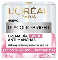 Creme de Noite L'Oréal Glycolic-Bright Anti-Manchas - 150ML