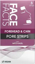 Máscara para Queixo e Testa Face Facts Forehead & Chin (6 Unidades)