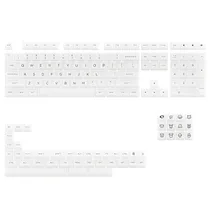 Jogo de Teclas Akko Keycap V2 - Clear White 155 Peças