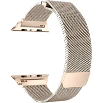 Correa Milanese Loop 4LIFE para Apple Watch Caixa de 38/40 MM - Rosa Dourado