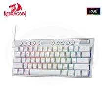 Teclado Redragon K632W-RGB Horus Mini White c/Fio