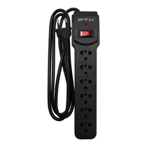 Filtro de Linha FTX FTX1079 6 Tomadas Nema Eur  Filtro de L...