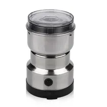 Mini Moedor de Grãos de Café Raf R.7113 / 300W / 220V - Inox/Preto