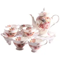 Conjunto de Porcelana para Cha e Café 8PÇ.