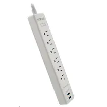 Filtro de Linha Forza FSP-612USBW 6 Tomadas - White