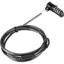 Cabo de Segurança Targus ASP61LA-61 com Cadeado para Notebook - Preto 1,5M