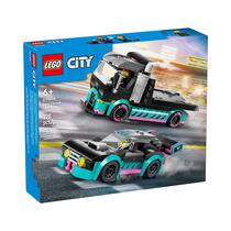 Juguete de Construccion Lego City Race Car And Car Carrier Truck 60406 328 Piezas