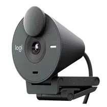 Webcam Logitech Brio 300 Full HD 30 FPS Microfone Integrado 960-001413 - Grafite