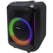 Caixa de Som Aiwa AWF210 10" 1.000 Watts P.M.P.O com Bluetooth/USB/FM - Preta