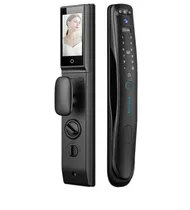 Fechadura Digital S931MAX Tuya/Senha/Cartão/Chave Preto