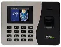 Relógio Ponto Biométrico Zkteco K14 Preto/Prata