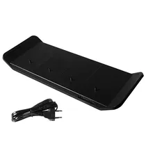 Base de Recarga de Bateria com Suporte de Cardápio K29 com 4 USB Bivolt - Preta