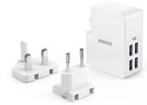 Carregador Anker A2042L21 Powerport 4 27W Foldable Branco